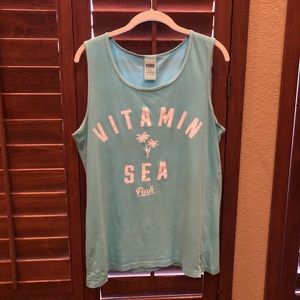 Pink vitamin sea tank